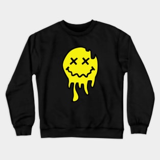 ACID SMILEY (MELTING) #9 Crewneck Sweatshirt